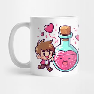 Valentine's Cartoon Delights T-Shirt Mug